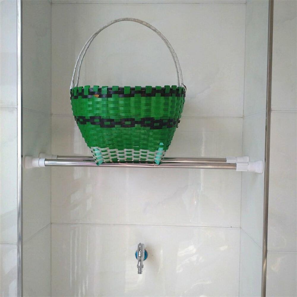 Telescopic Spring Shower Curtain Rail Pole Rod Tension Extendable Adjustable AU - Image 6