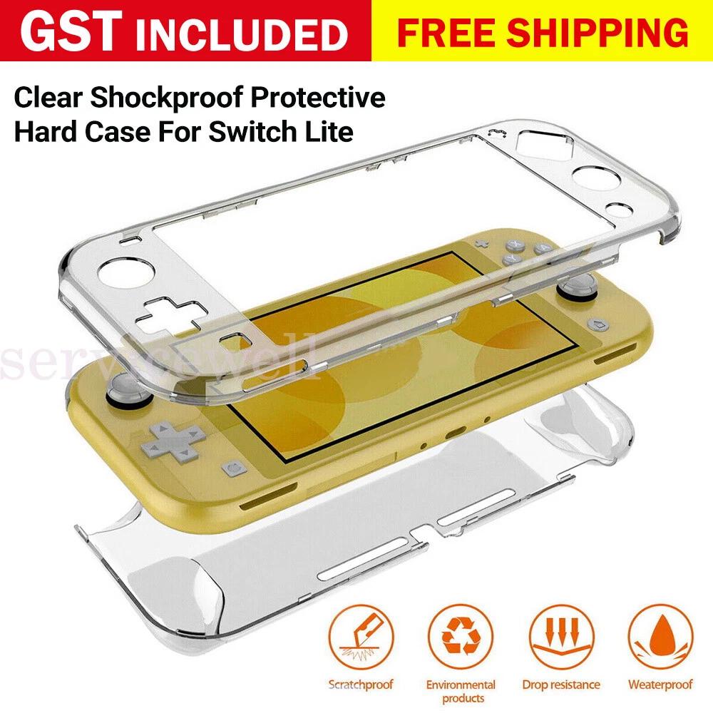 Transparent Clear Shockproof Protective Hard Case Cover For Nintendo Switch Lite