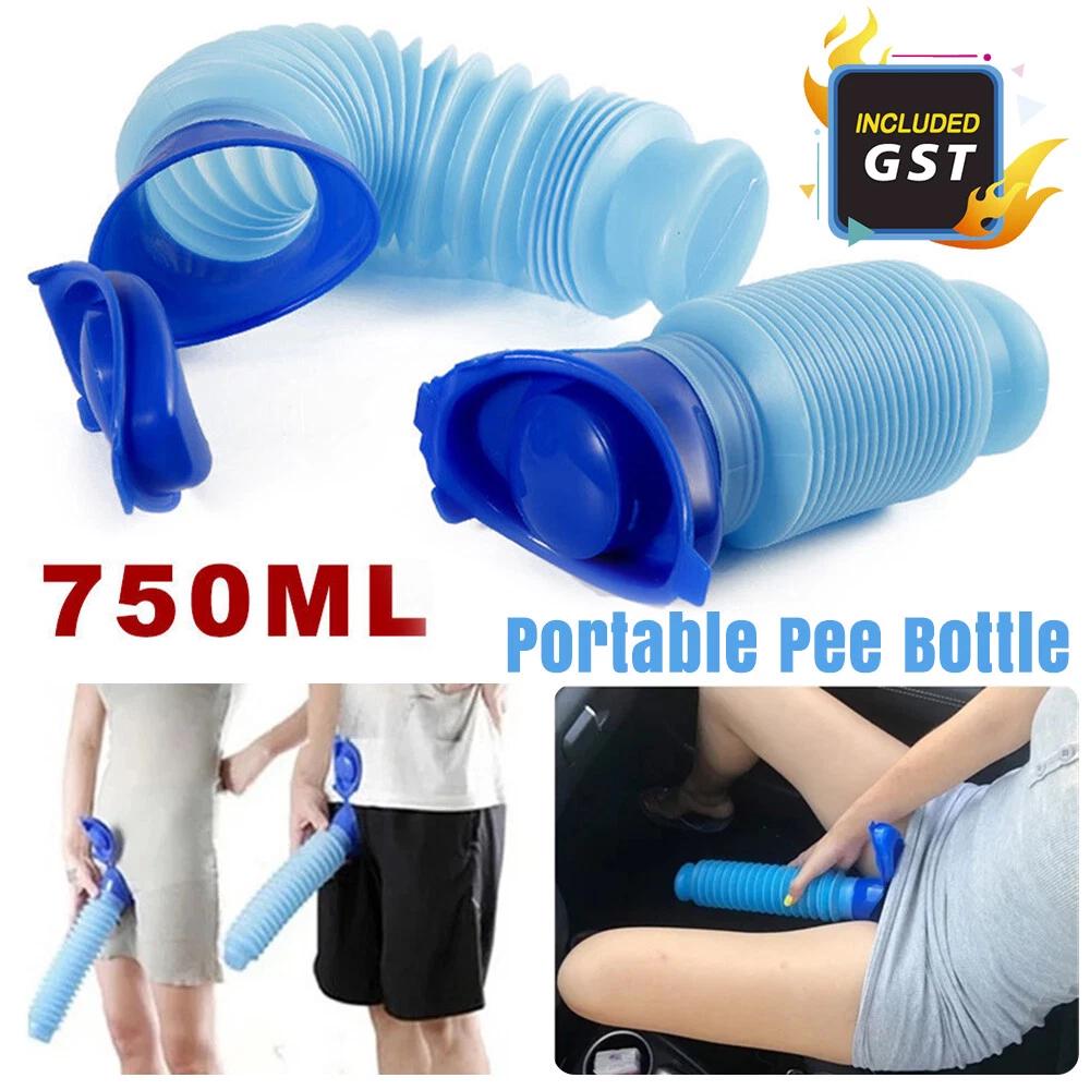 Travel Camping Pee Bottle Portable Urinal Female Emergency Kit Car Toilet Male
