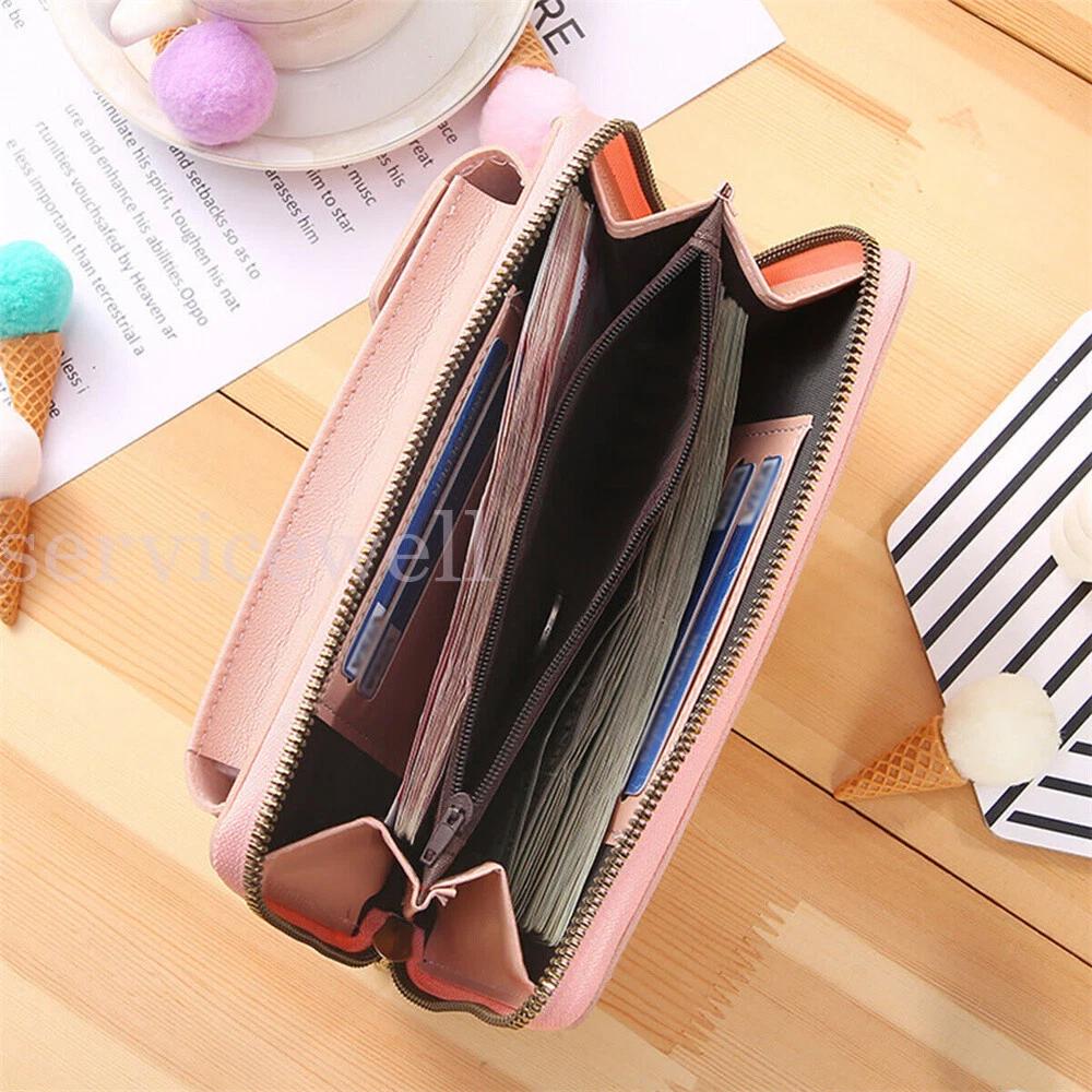 Travel Women Shoulder Bag Clutch Wallet Mobile Phone Bags Crossbody Leather Bag - Image 3
