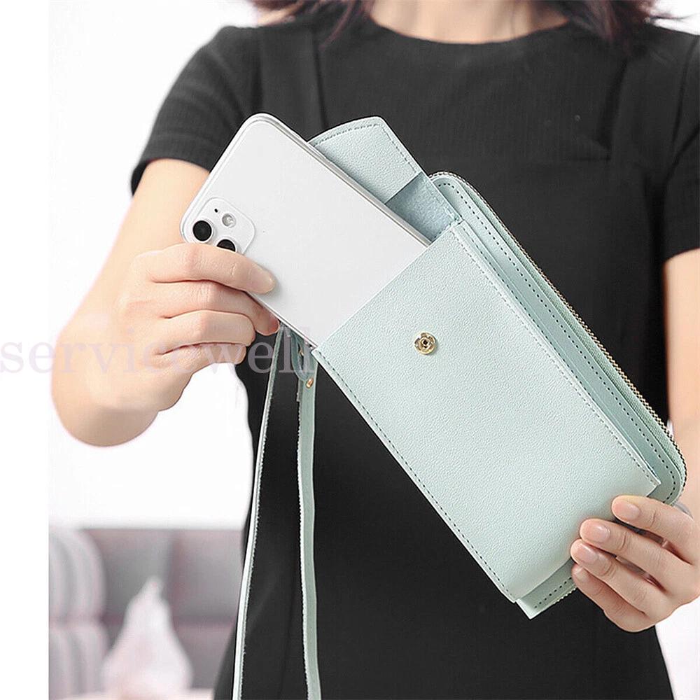 Travel Women Shoulder Bag Clutch Wallet Mobile Phone Bags Crossbody Leather Bag - Image 2