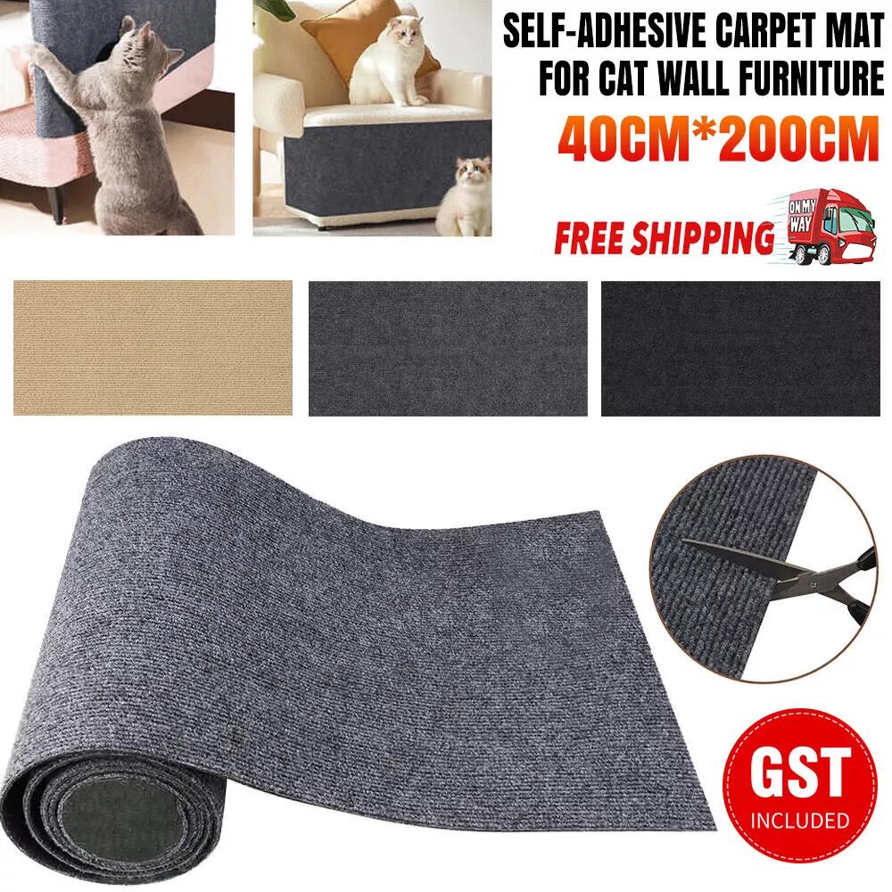 Trimmable Self Carpet Mat Cat Scratch Pad Suitable For Cat Tree Racks Cat Walls