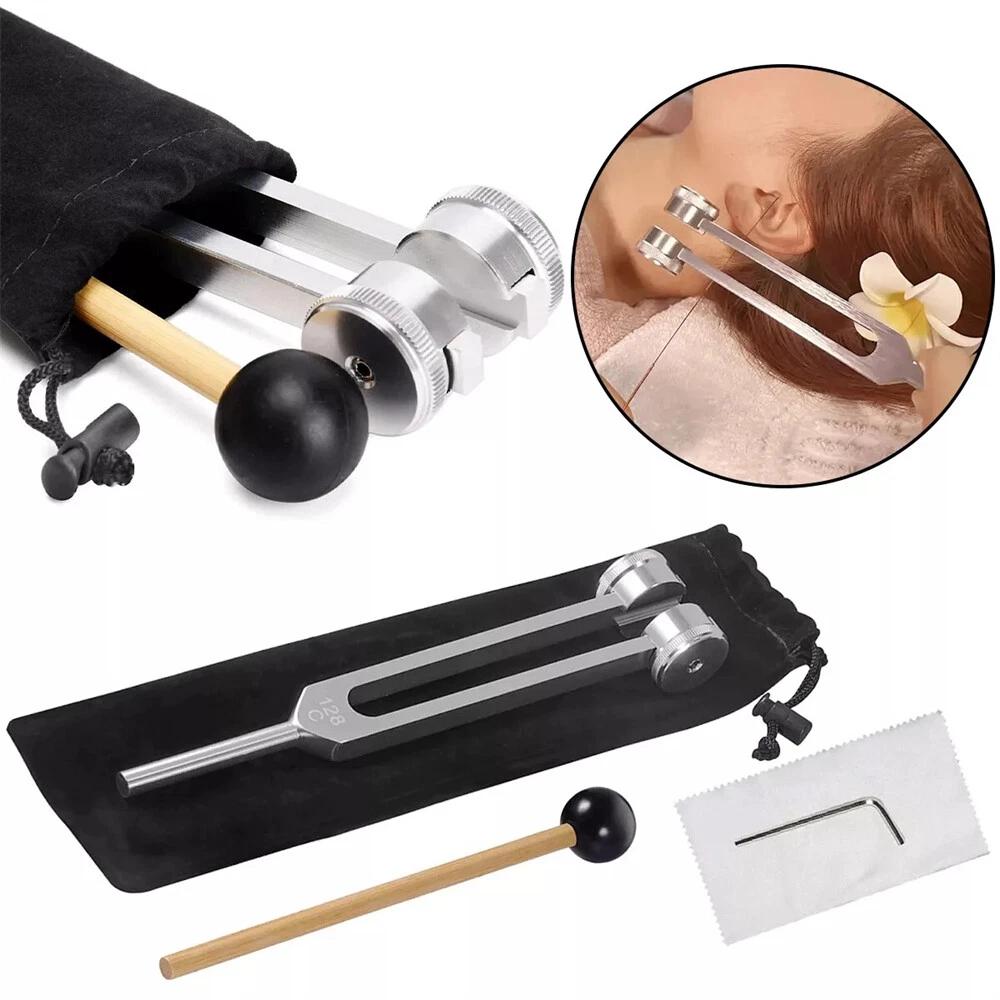 Tuning Fork Set with Hammer for Healing Chakra Sound Therapy,Reliever Stress AU - Image 3