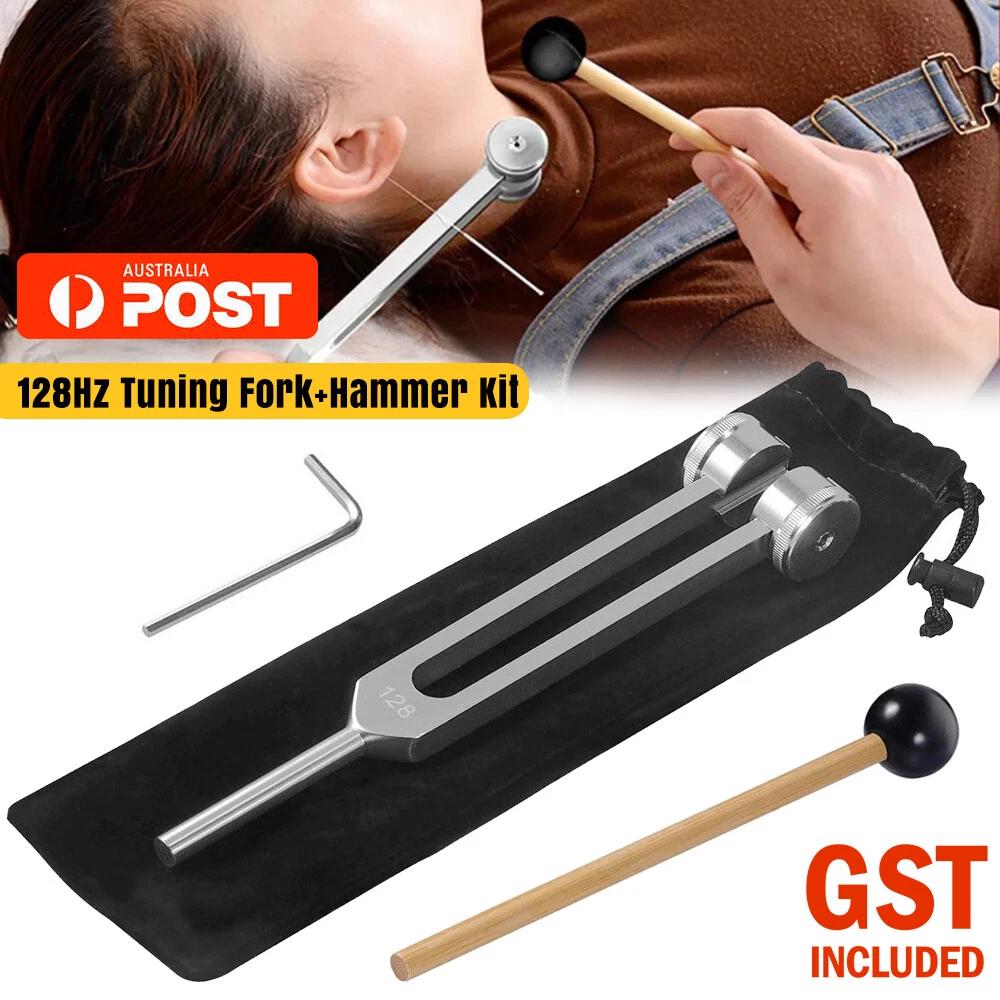 Tuning Fork Set with Hammer for Healing Chakra Sound Therapy,Reliever Stress AU