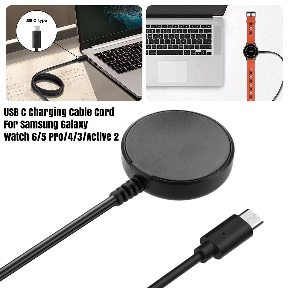 Type- C Charging Charger Cable Cord for Samsung Galaxy Watch 4/5/6/7