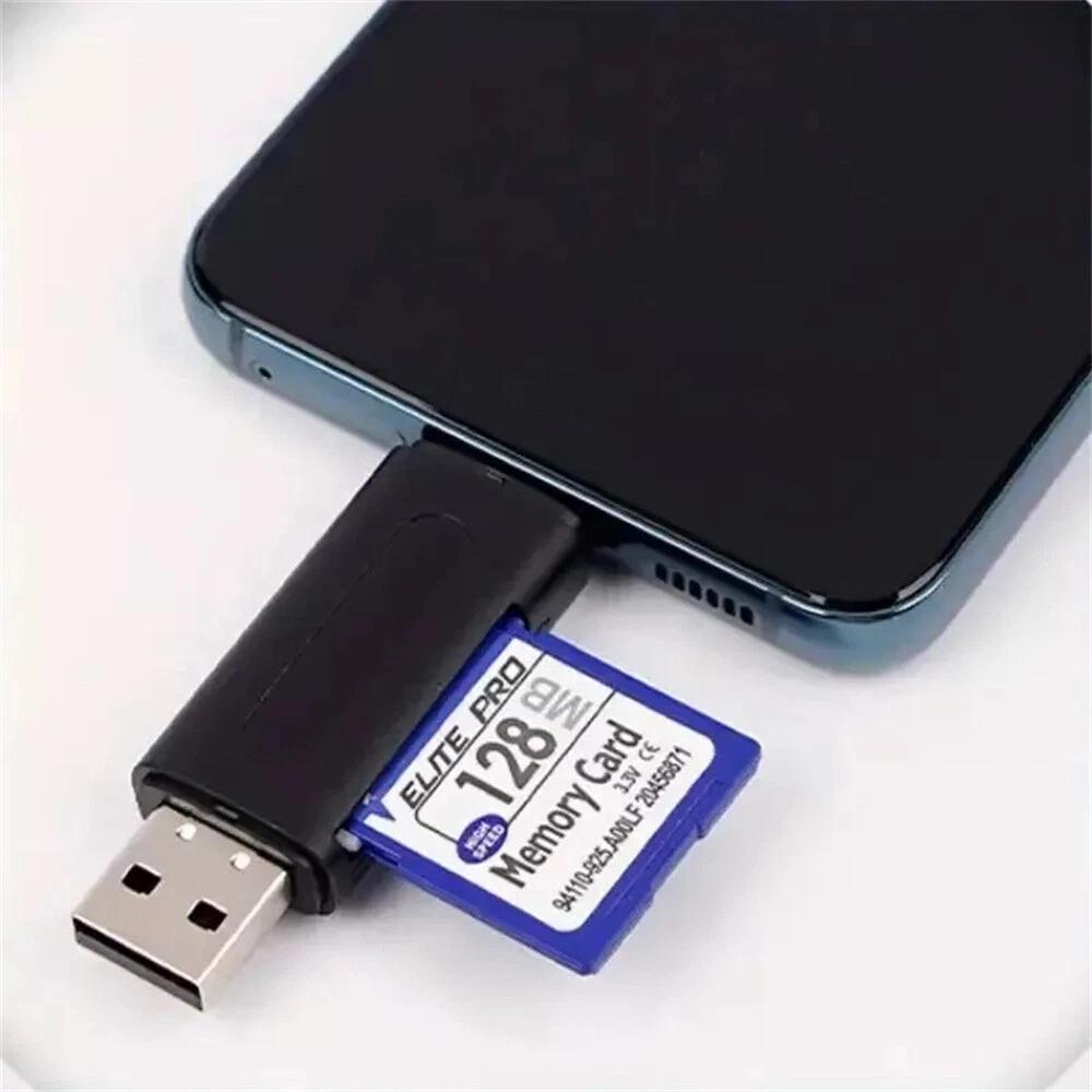 Type-C USB-C Memory Card Reader Micro SD/SD OTG For PC Macbook Tablet AU - Image 4