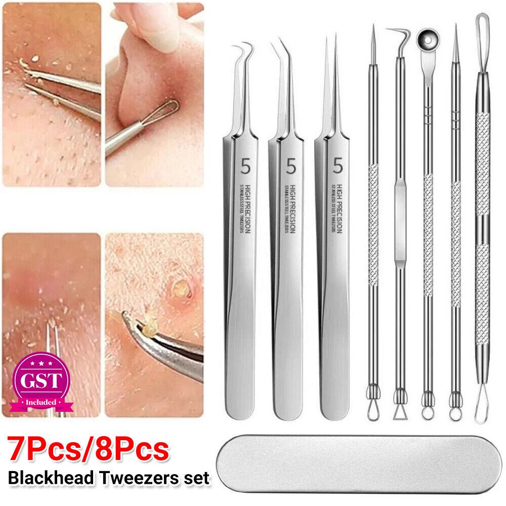 Closing Beauty Salon Cell Clip Blackhead Tweezers Pimple Remover Acne Needle