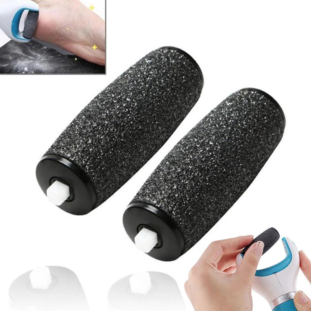PCS Velvet Smooth Express Pedi Foot File Roller Head Refills For Scholl - Image 5