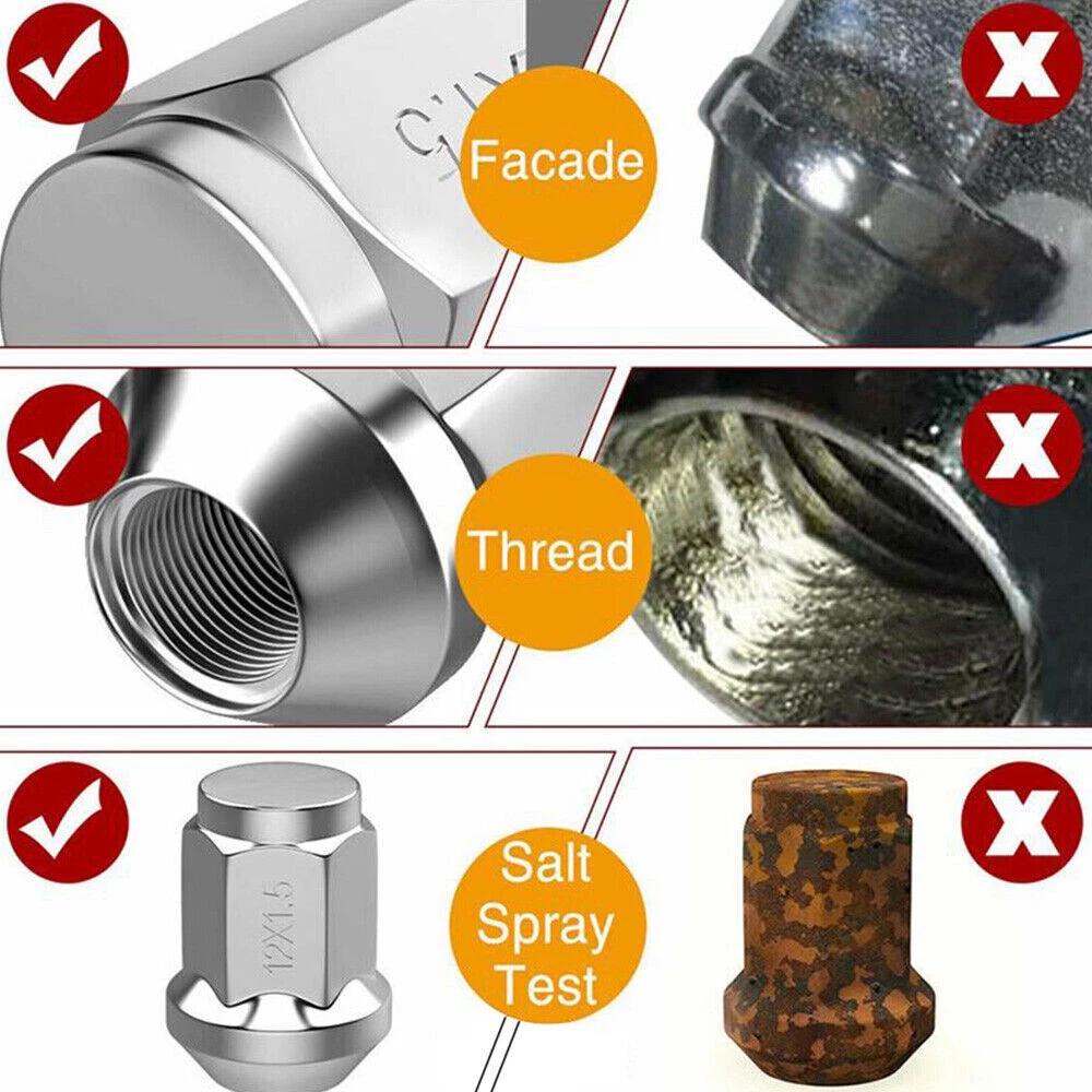 12x1.5 Chrome Wheel Nuts ForFord Ranger Mitsubishi Triton Mazda Bravo Bt50 - Image 3