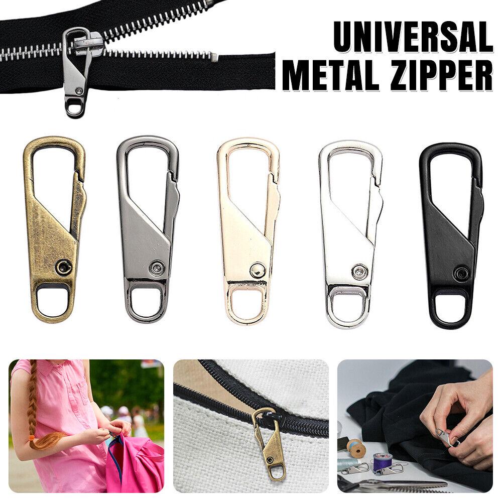 Universal Metal Zipper Pull Fixer Slider Puller Zip Head Repair Replacement - Image 3