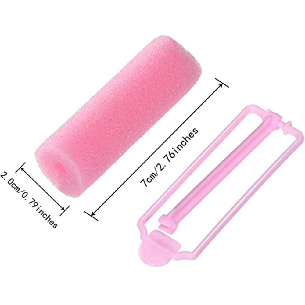 Hair Styling Rollers Curlers Twist No heat Sponge Foam Cushion Heatless - Image 2