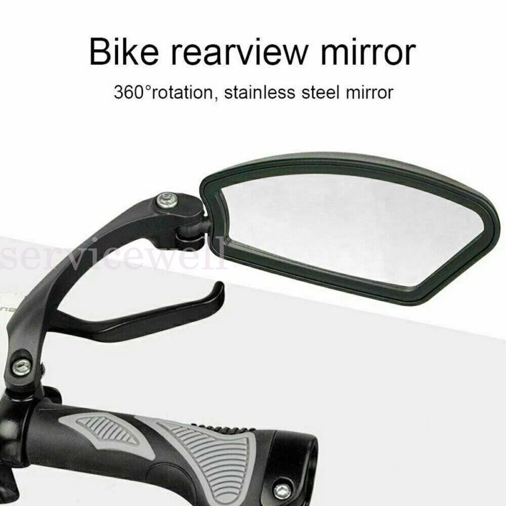 Universal Large Rearview Side Mirror Motorcycle Bicycle Bike Handlebar - Image 6