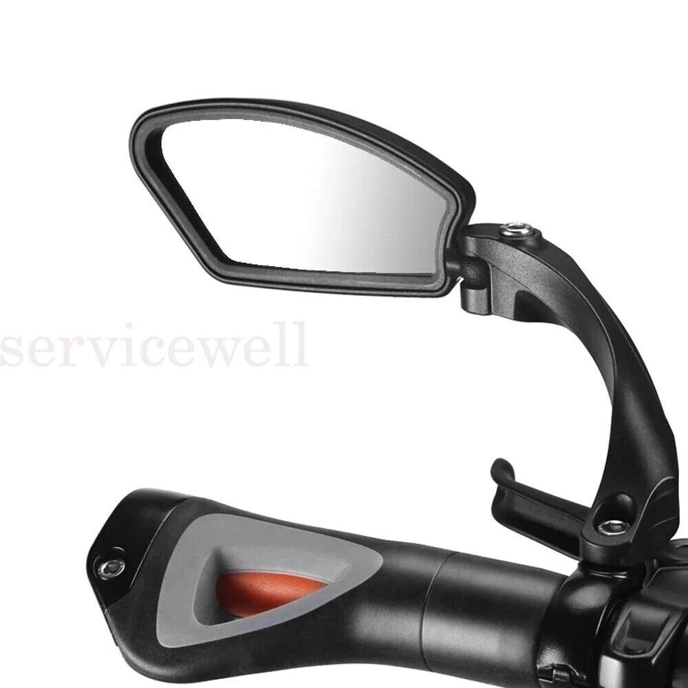 Universal Large Rearview Side Mirror Motorcycle Bicycle Bike Handlebar - Image 7