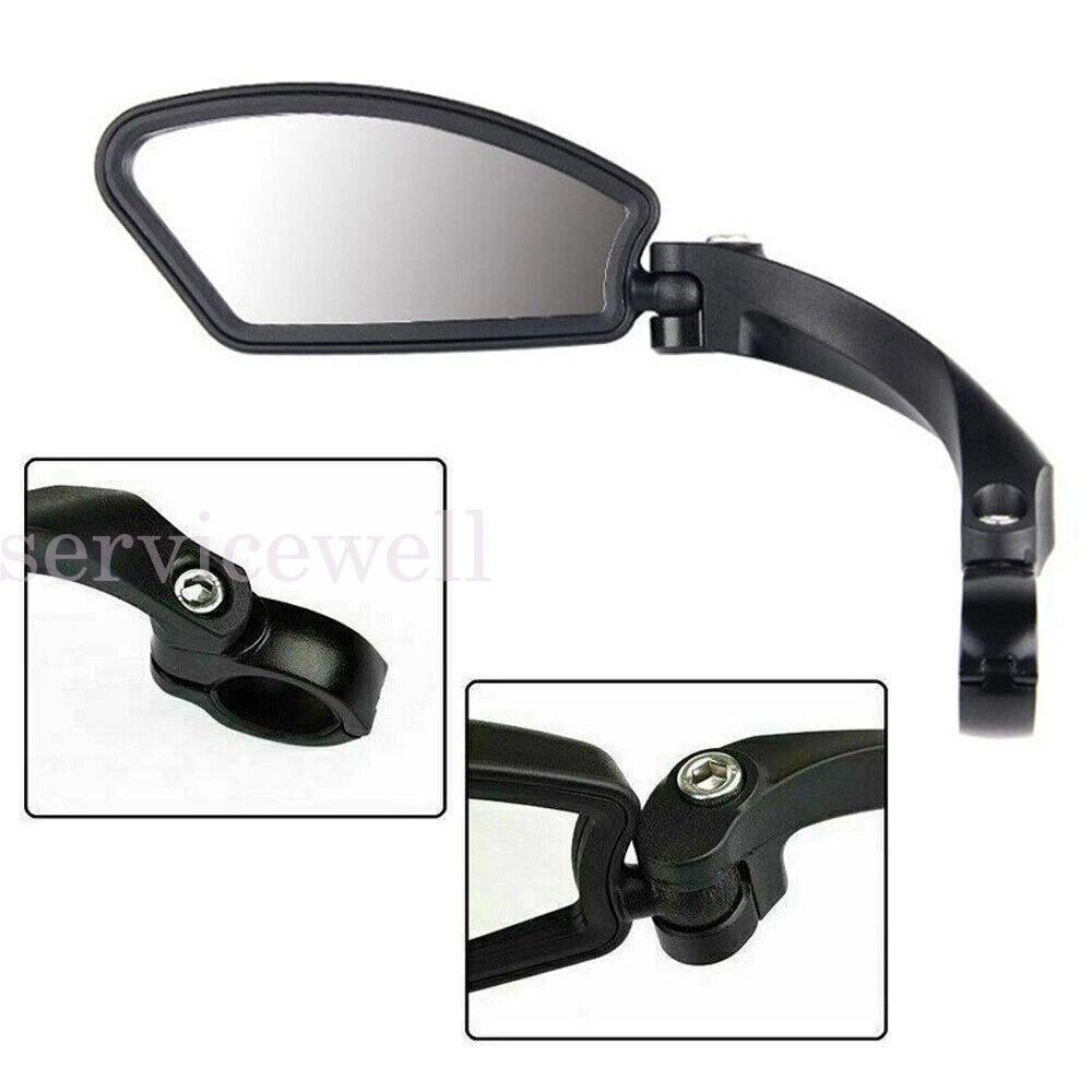 Universal Large Rearview Side Mirror Motorcycle Bicycle Bike Handlebar - Image 5
