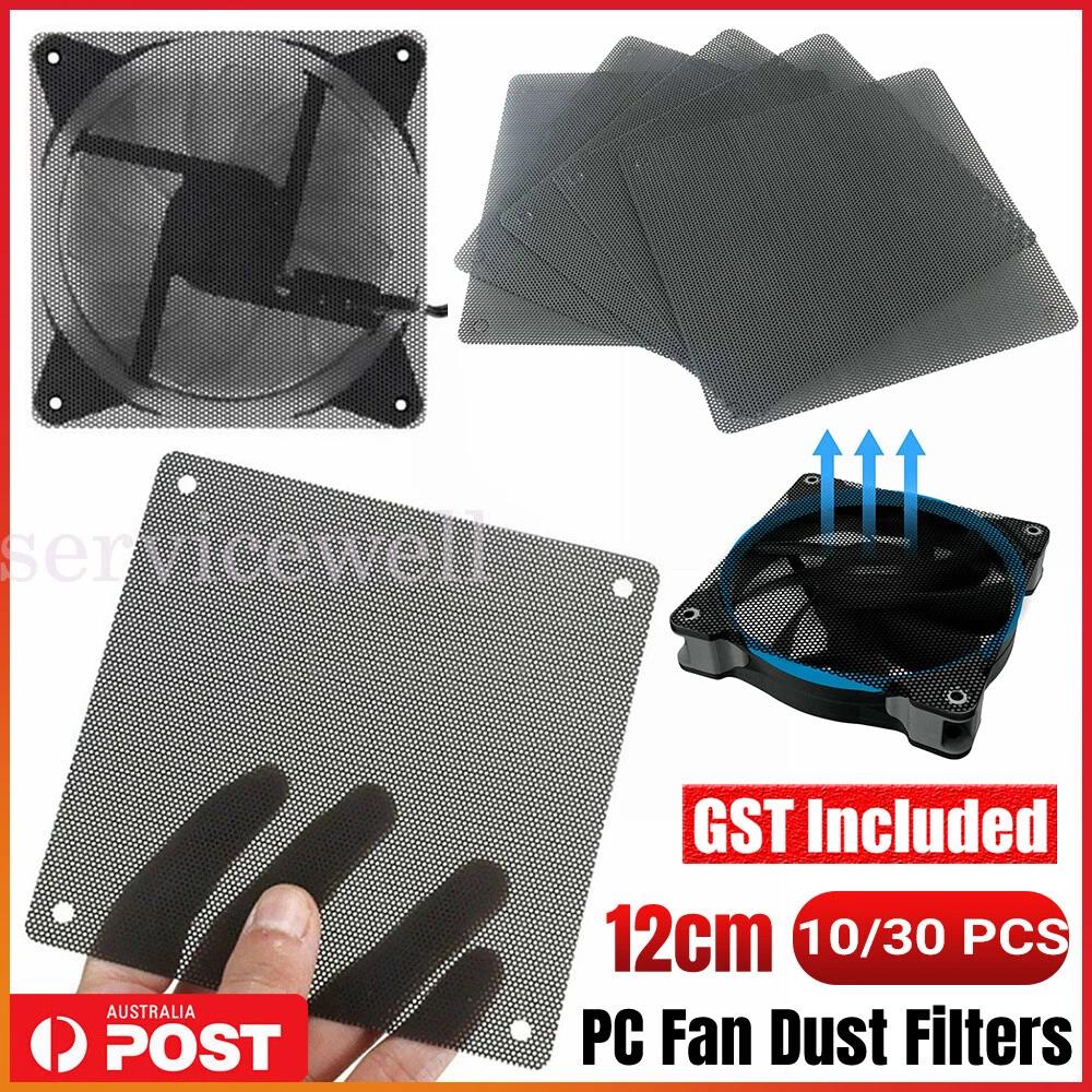 PVC PC Fan Dust Filters Dustproof Case Computer Cooler Cover Mesh 120mm