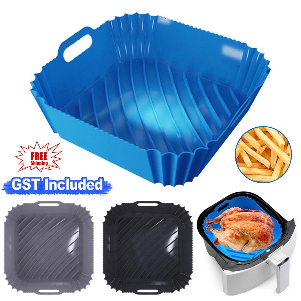 Air Fryer Silicone Pot Air Fryer Basket Liner Non-Stick Reusable Baking Tray
