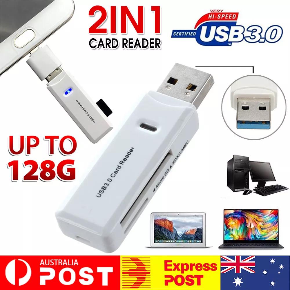 USB 3.0 Card Memory Reader High Speed SD SDHC SDXC TF T-Flash Micro Reader