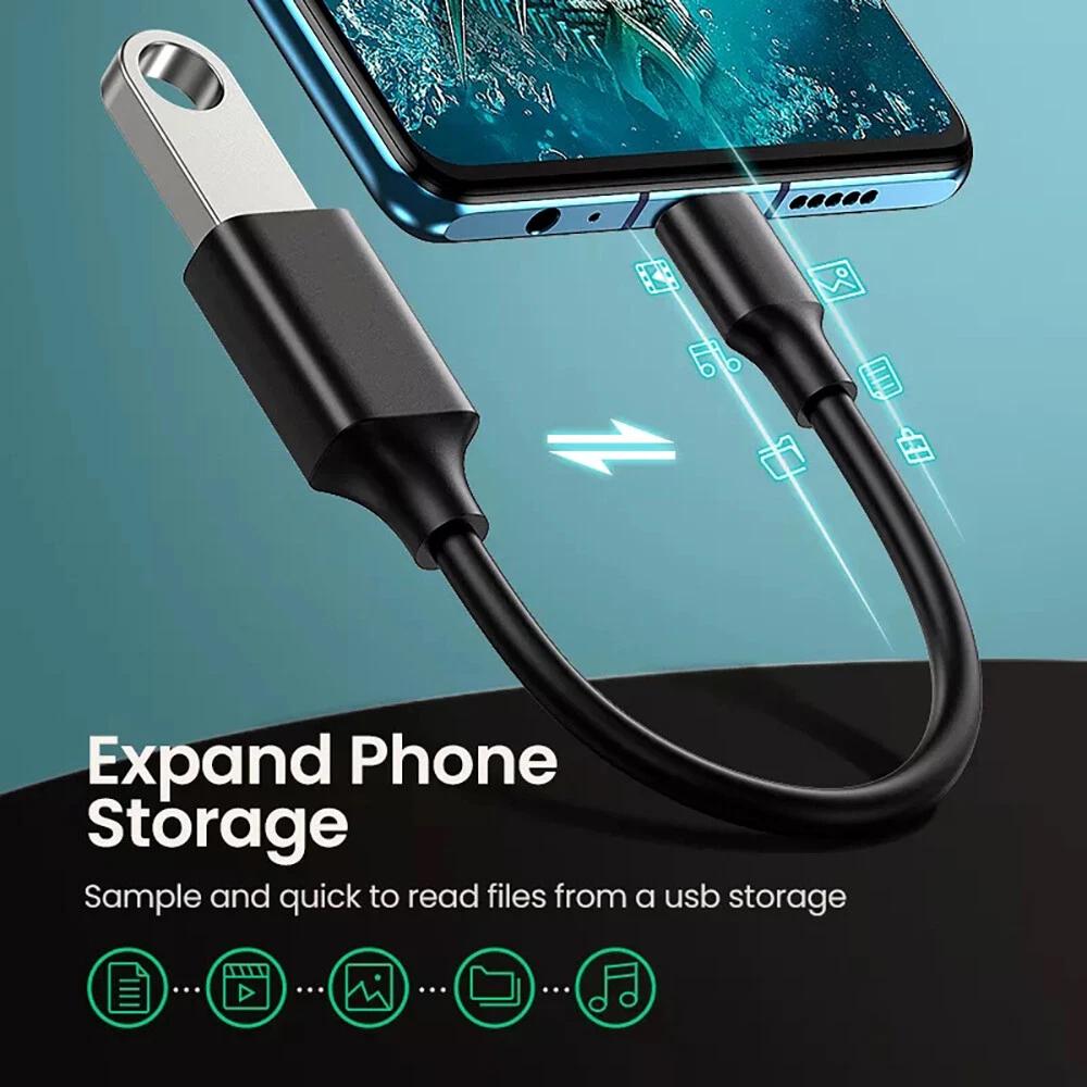 USB 3.1 Type C Male to USB 3.0 A Female Converter USB-C Data Cable Adapter OTG - Image 4
