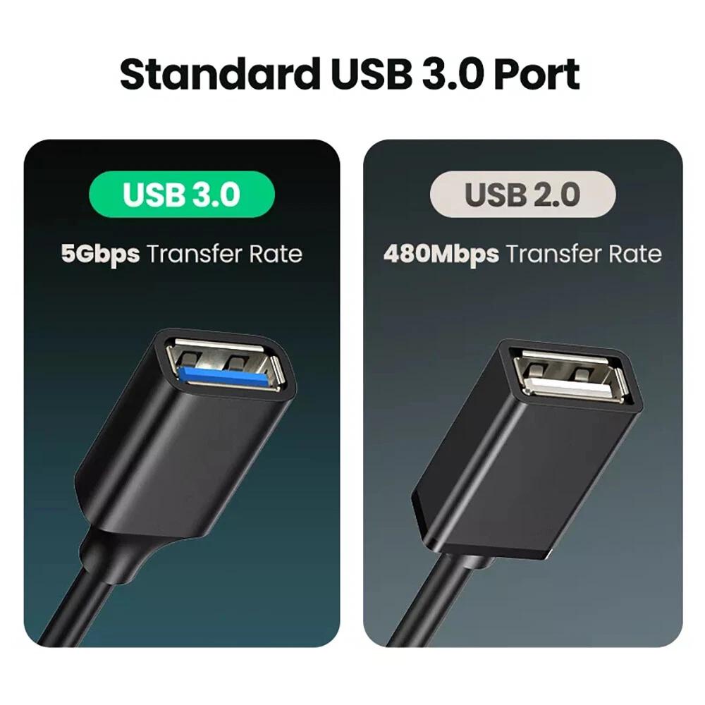 USB 3.1 Type C Male to USB 3.0 A Female Converter USB-C Data Cable Adapter OTG - Image 2
