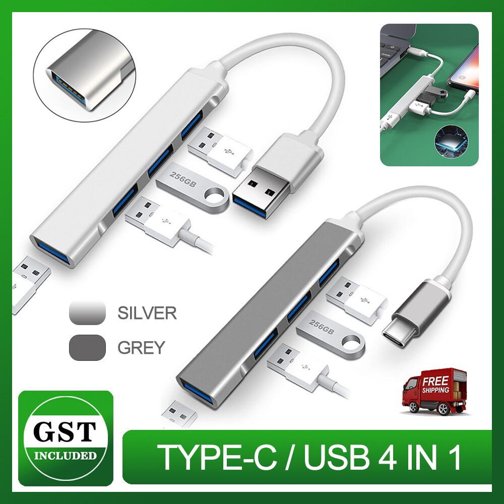 USB C HUB 3.0 Type C 4-Port Multi-Splitter OTG Adapter For Laptop Mac PC Android