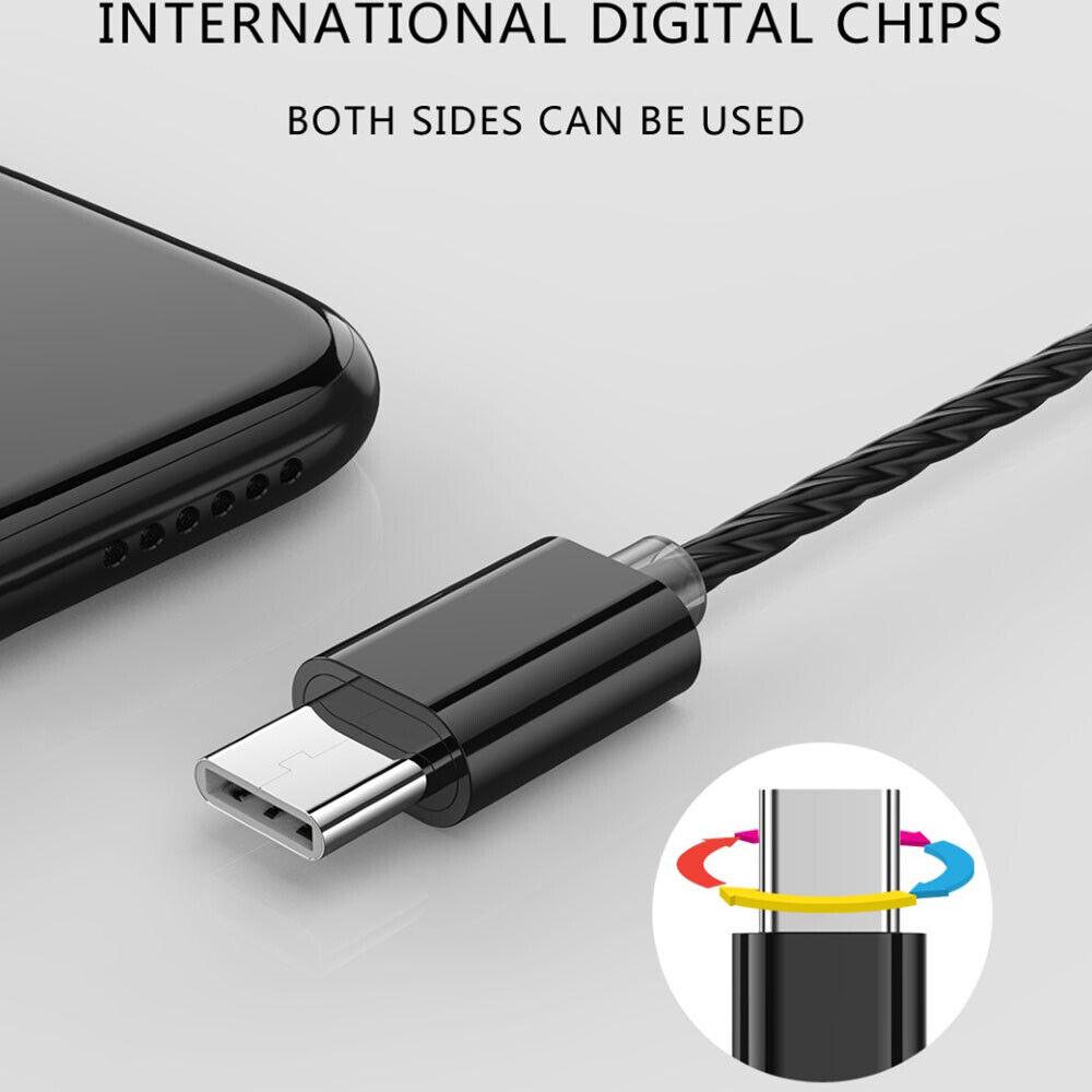 USB C Type-C Wired Headphone Stereo In-Ear Headset Wire-controlled Earphone Mic - Image 5