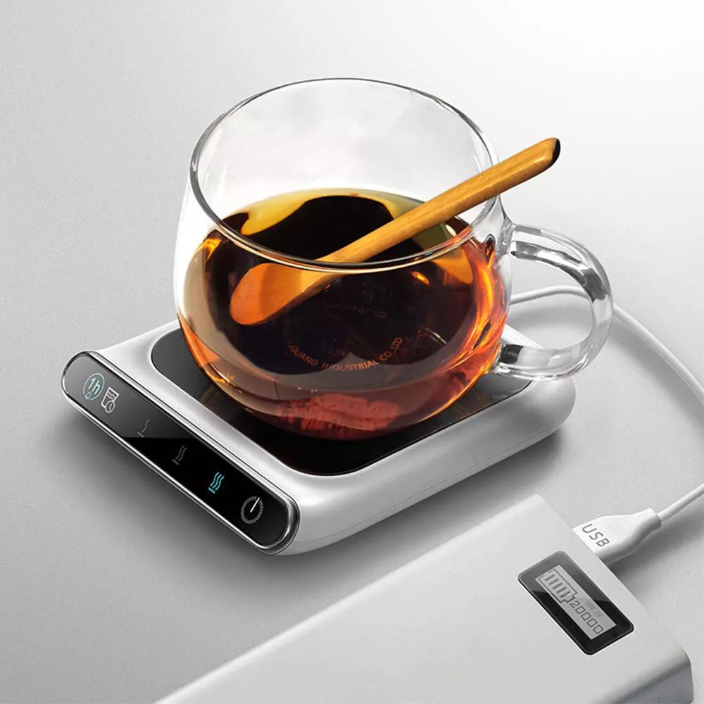 USB Heating Coaster Warmer Smart Electric Milk Coffee Tea Mug Cup Heater Mat Pad - Image 4