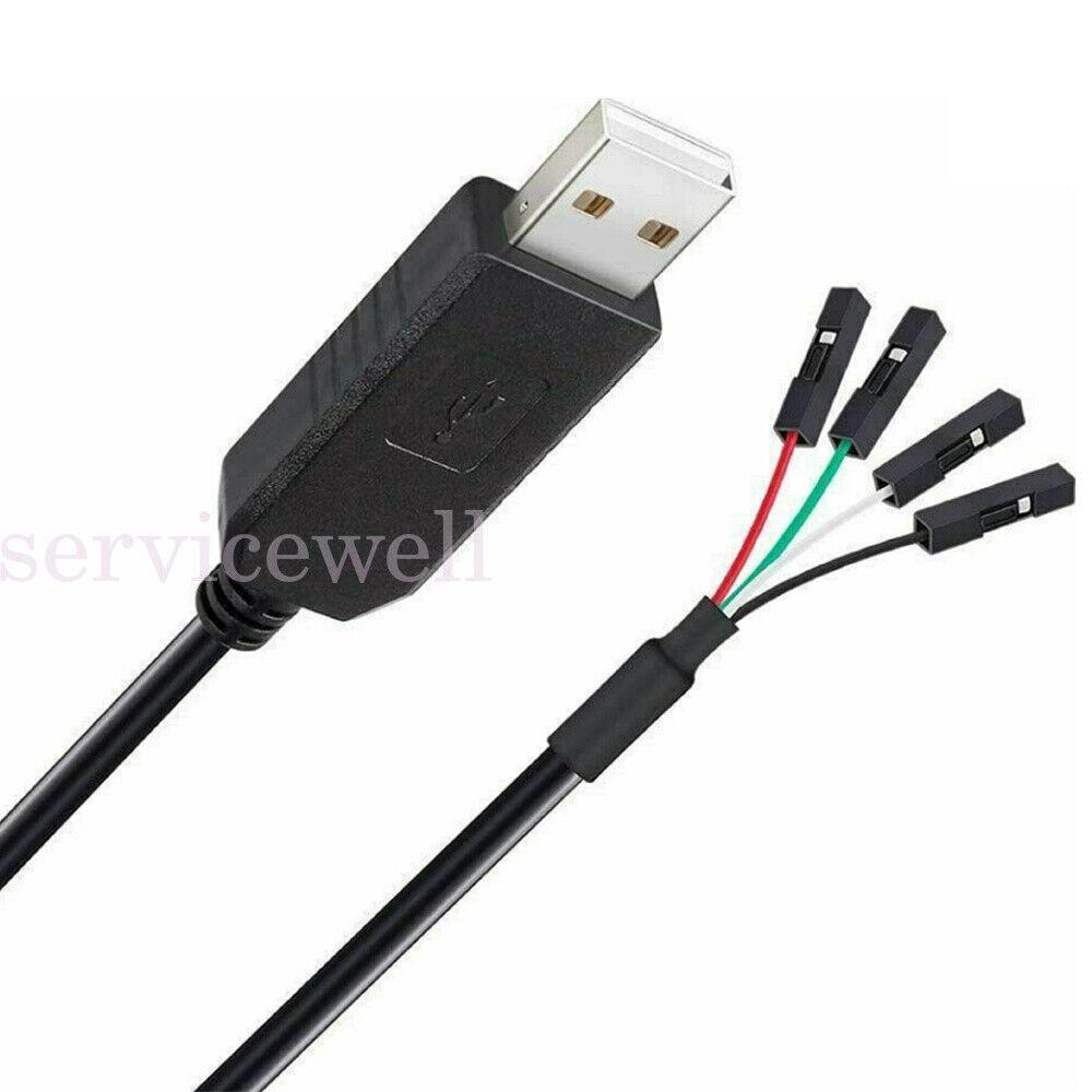USB to TTL Serial 3.3V Adapter Cable TX RX Signal 4 Pin PL2303HX Prolific Chip - Image 5