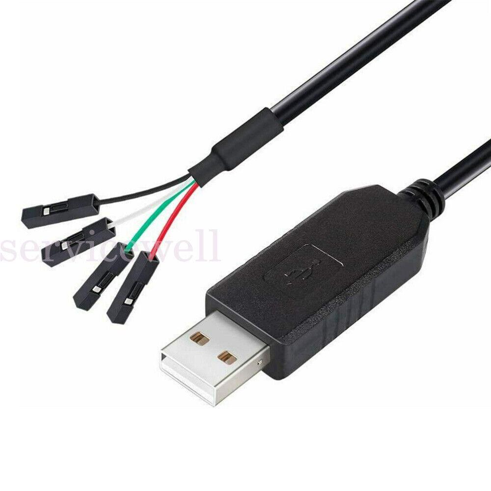 USB to TTL Serial 3.3V Adapter Cable TX RX Signal 4 Pin PL2303HX Prolific Chip - Image 4