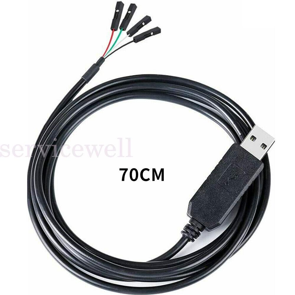 USB to TTL Serial 3.3V Adapter Cable TX RX Signal 4 Pin PL2303HX Prolific Chip - Image 3