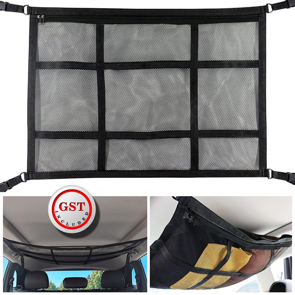 Universal Car Roof Ceiling Cargo Net Mesh Storage Bag Pouch Pockets For SUV Van
