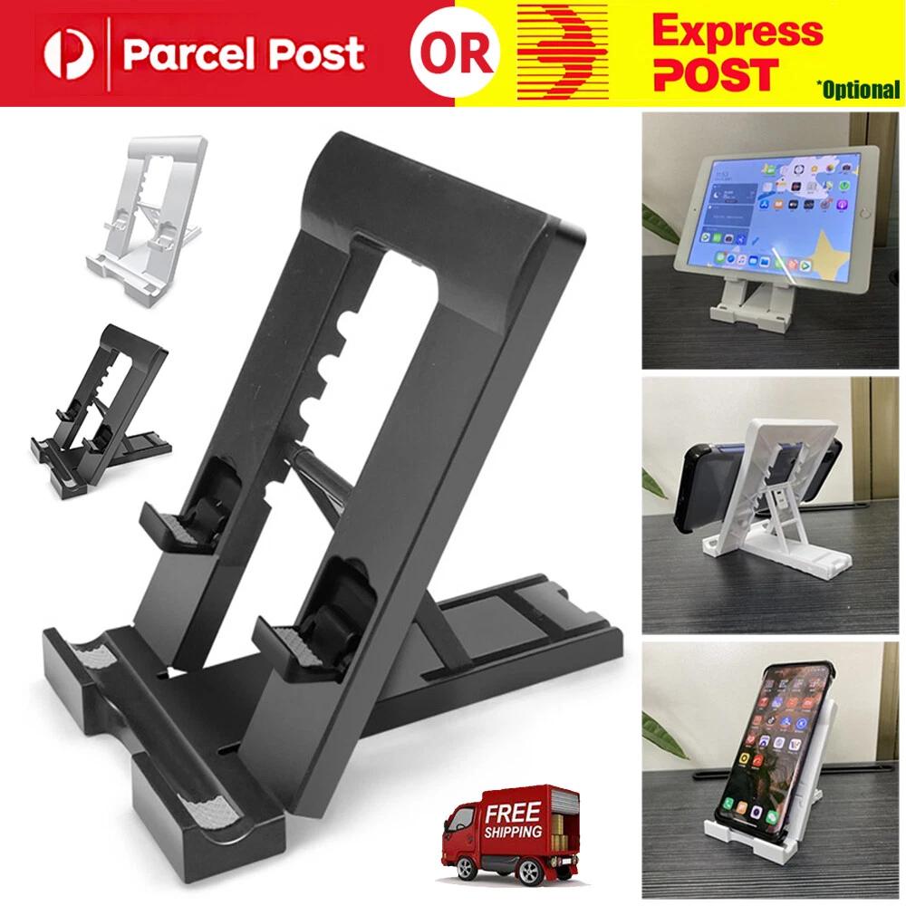Universal Plastic Desk Tabletop Phone Tablet Stand Holder Foldable Adjustable