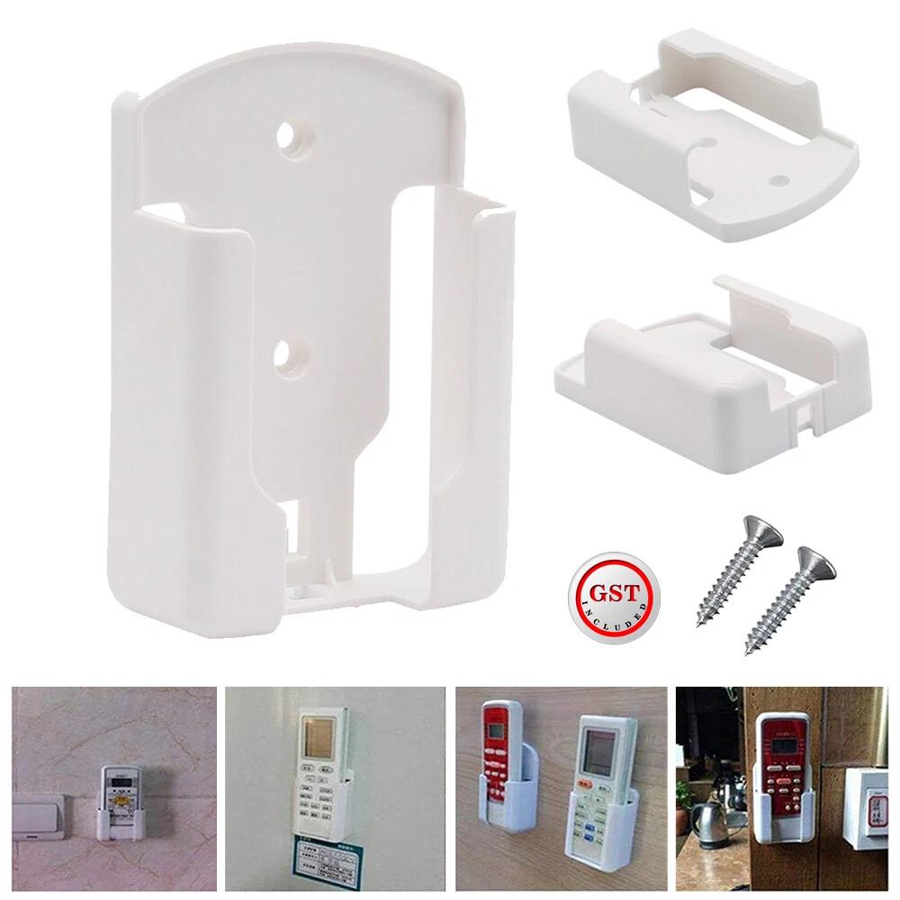 Universal White Air Conditioner Remote Control Holder /Wall-Mounted Box Storage