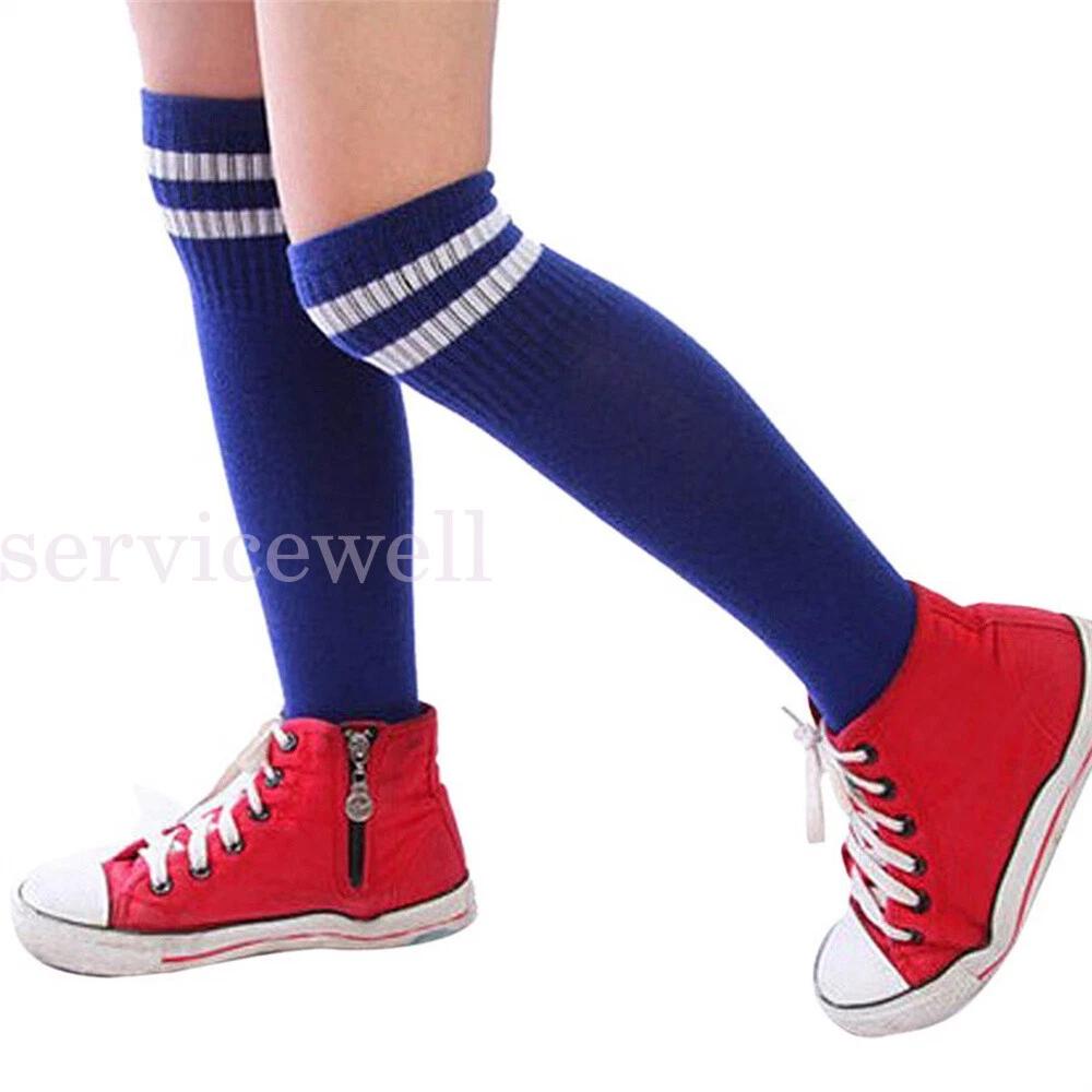 Sport Breathable High Knee Football Socks Footy Soccer Baseball Hockey - Image 6