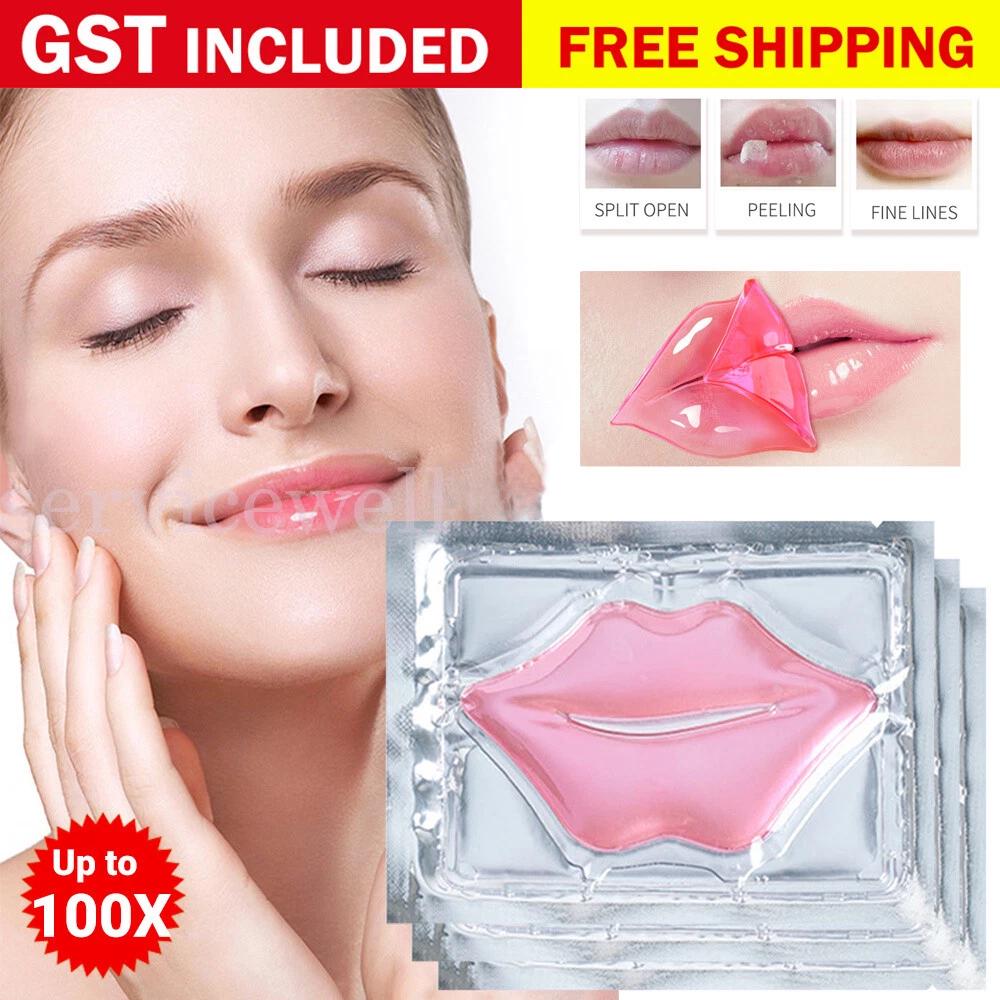 Lip Pad Collagen Crystal Plumper Moisturizing Beauty Care Gel Patch AU