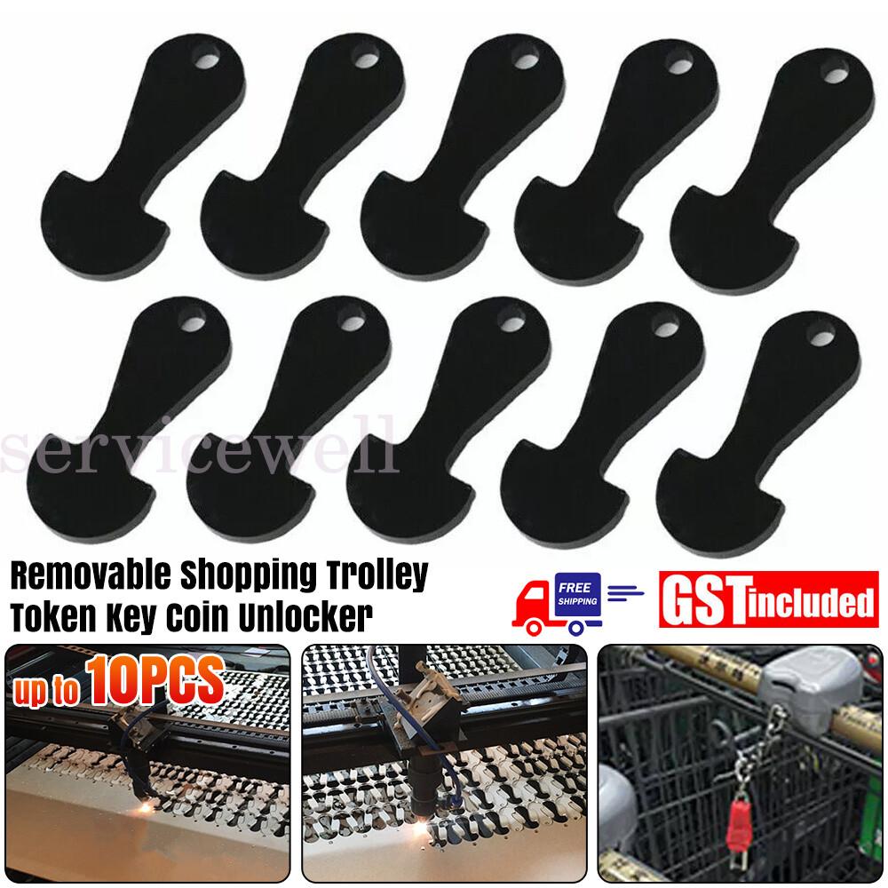 Removable Shopping Trolley Coin Token Key Unlockers For ALDI Coles