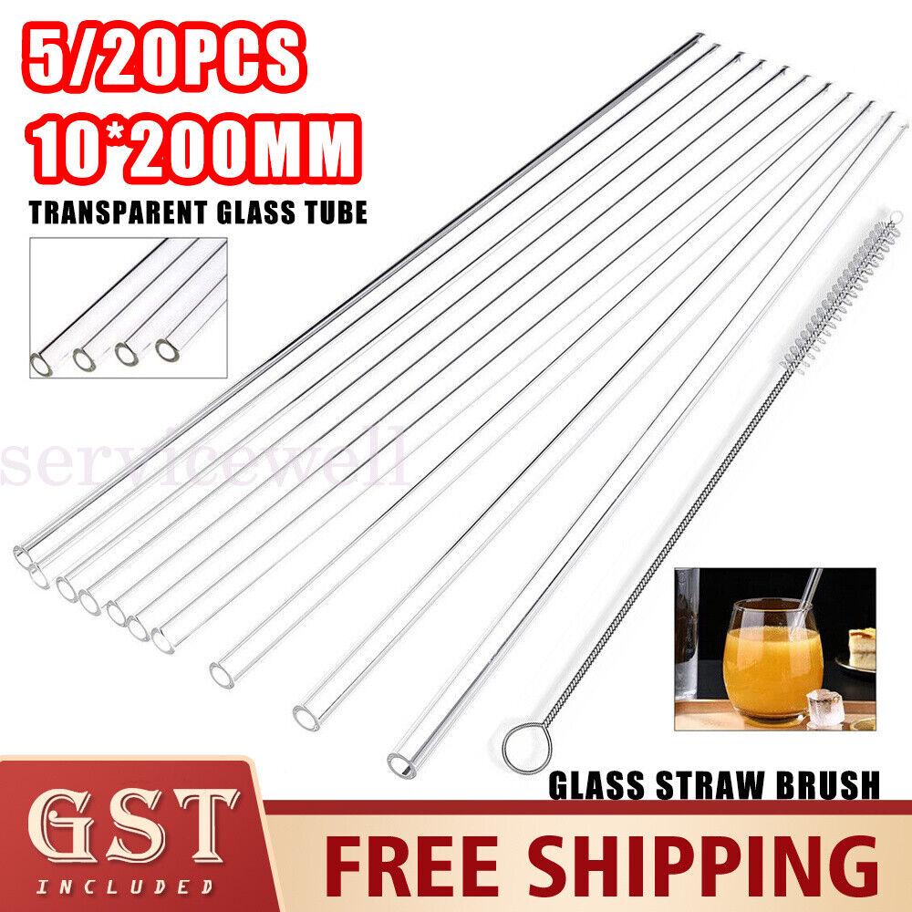 Clear Pyrex Glass Blowing Tube 10mm OD 7mm ID 1.5mm Thick Wall