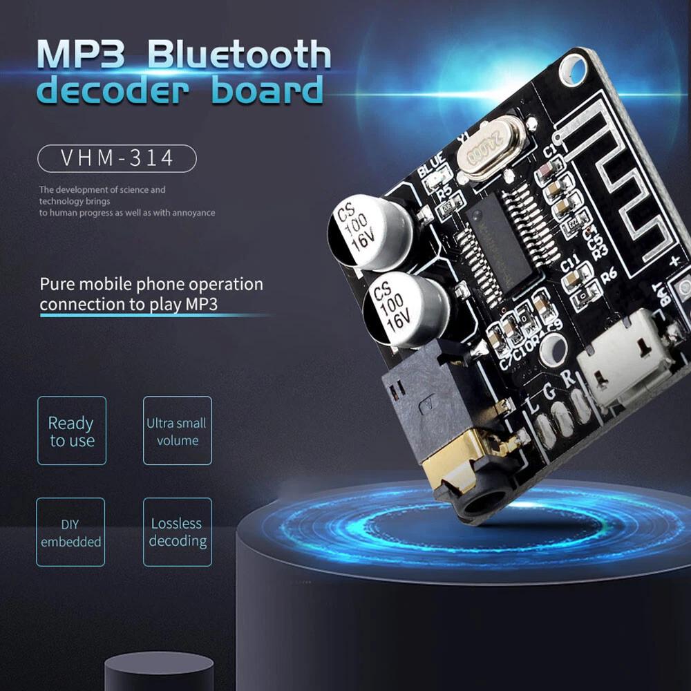 VHM-314 Bluetooth 5.0 Audio Receiver Board MP3 Lossless Wireless Stereo ModuleAU - Image 2