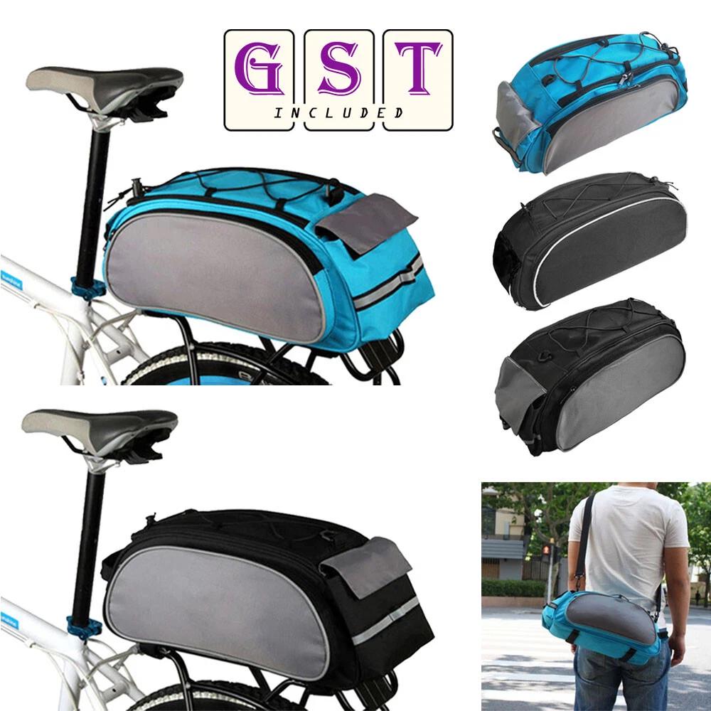 Waterproof Cycling Bicycle Rear Seat Storage Trunk Bag Bike Rack Handbag Pannier