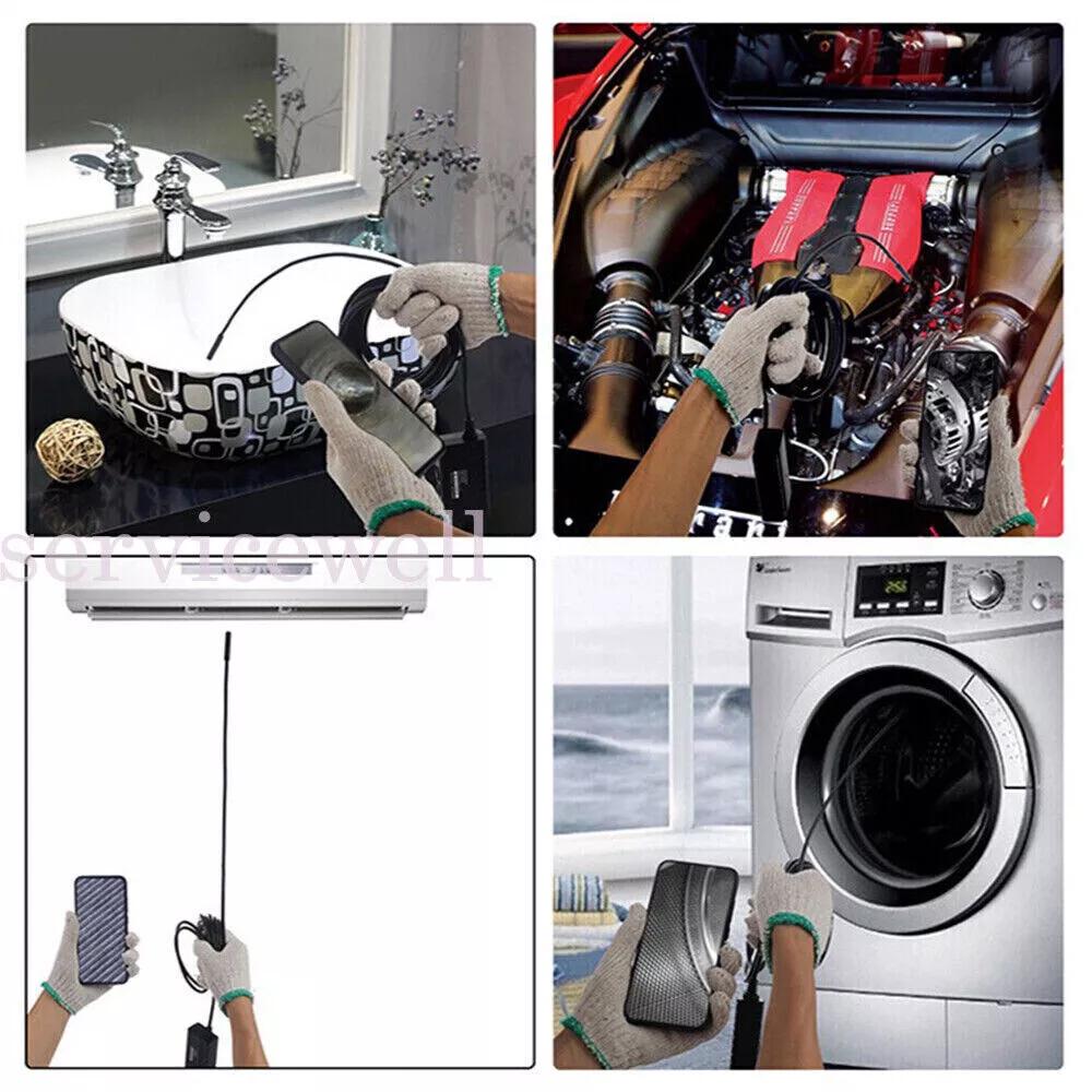 Waterproof HD Endoscope USB Type-C Borescope Inspection Soft Camera For Android - Image 7