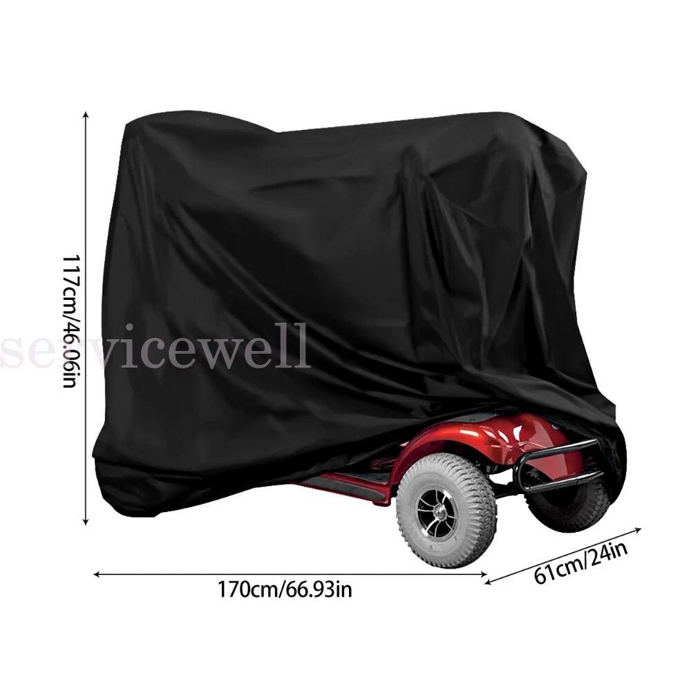 Waterproof Large Mobility Scooter Heavy Duty outdoor Storage Shelter Rain Cover - Image 3