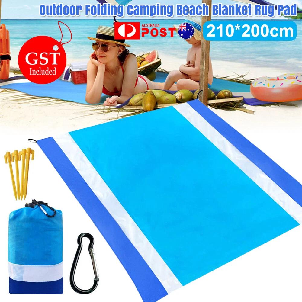 Waterproof Outdoor Picnic Blanket Mat Rug Folding Camping Beach Carpet Pad 200cm