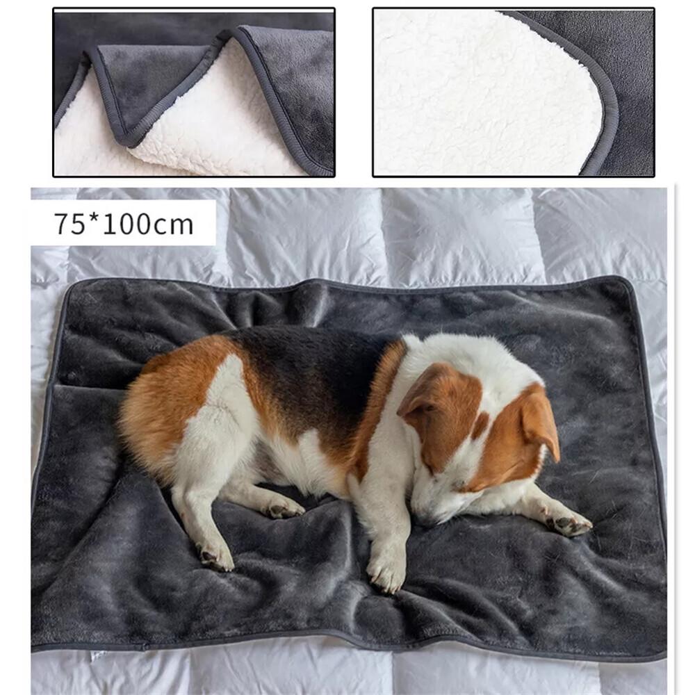Waterproof Premium Reversible Dog Blanket Pet Bed Protects Couch Bed From Spills - Image 3