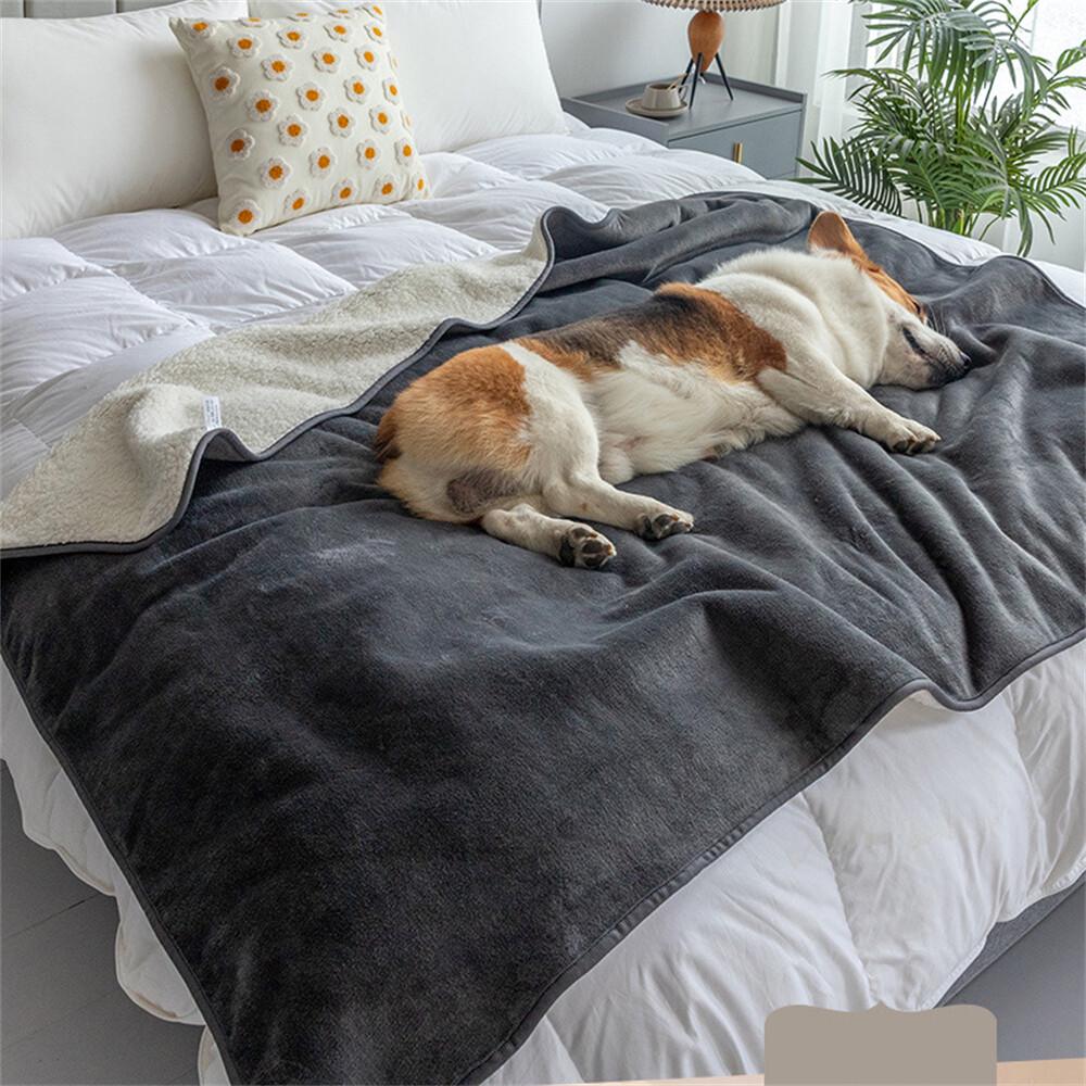 Waterproof Premium Reversible Dog Blanket Pet Bed Protects Couch Bed From Spills - Image 6