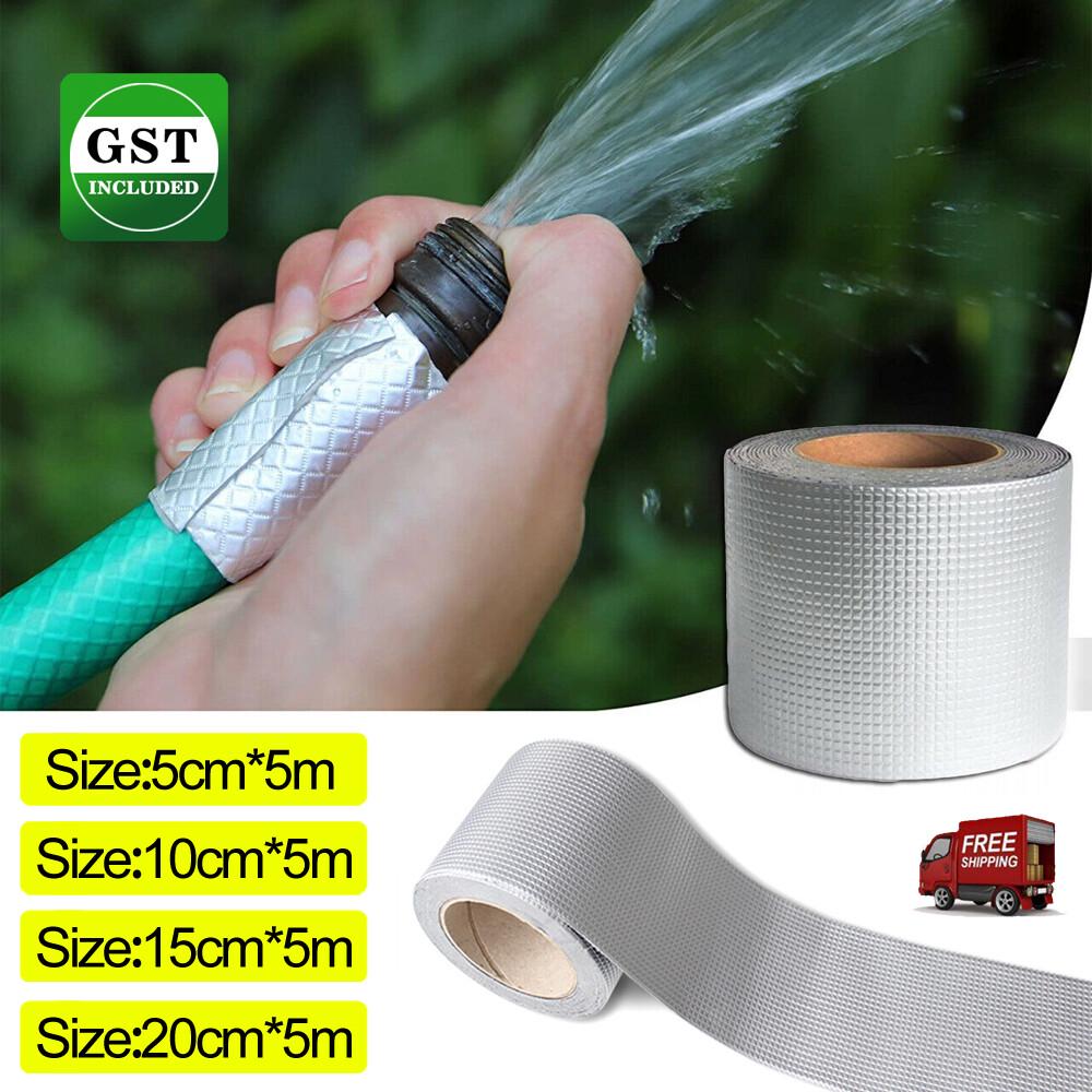 Waterproof Tape Butyl Rubber Aluminium Foil Roof Pipe Caravan Repair Flashing