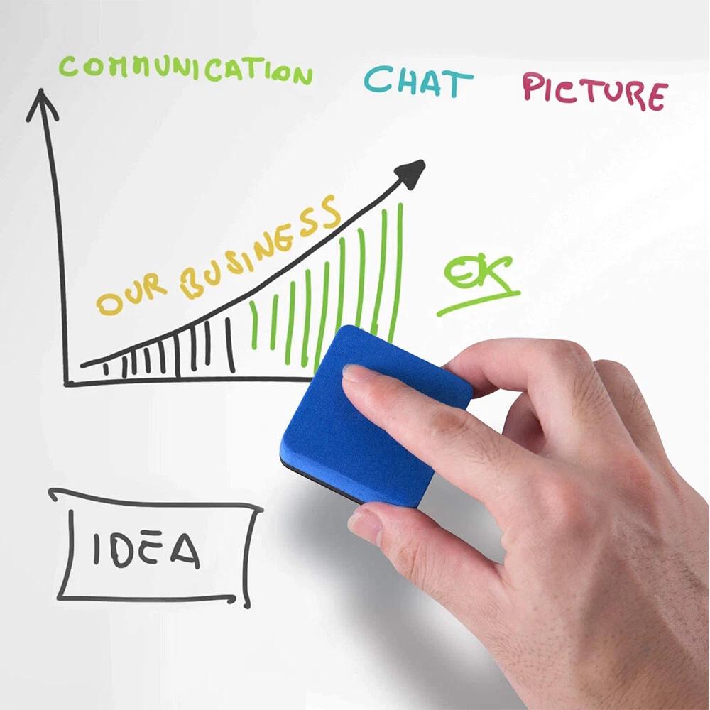 Whiteboard Eraser Magnet Blackboard Cleaner Foam Chalk Drywipe Office School - Image 5