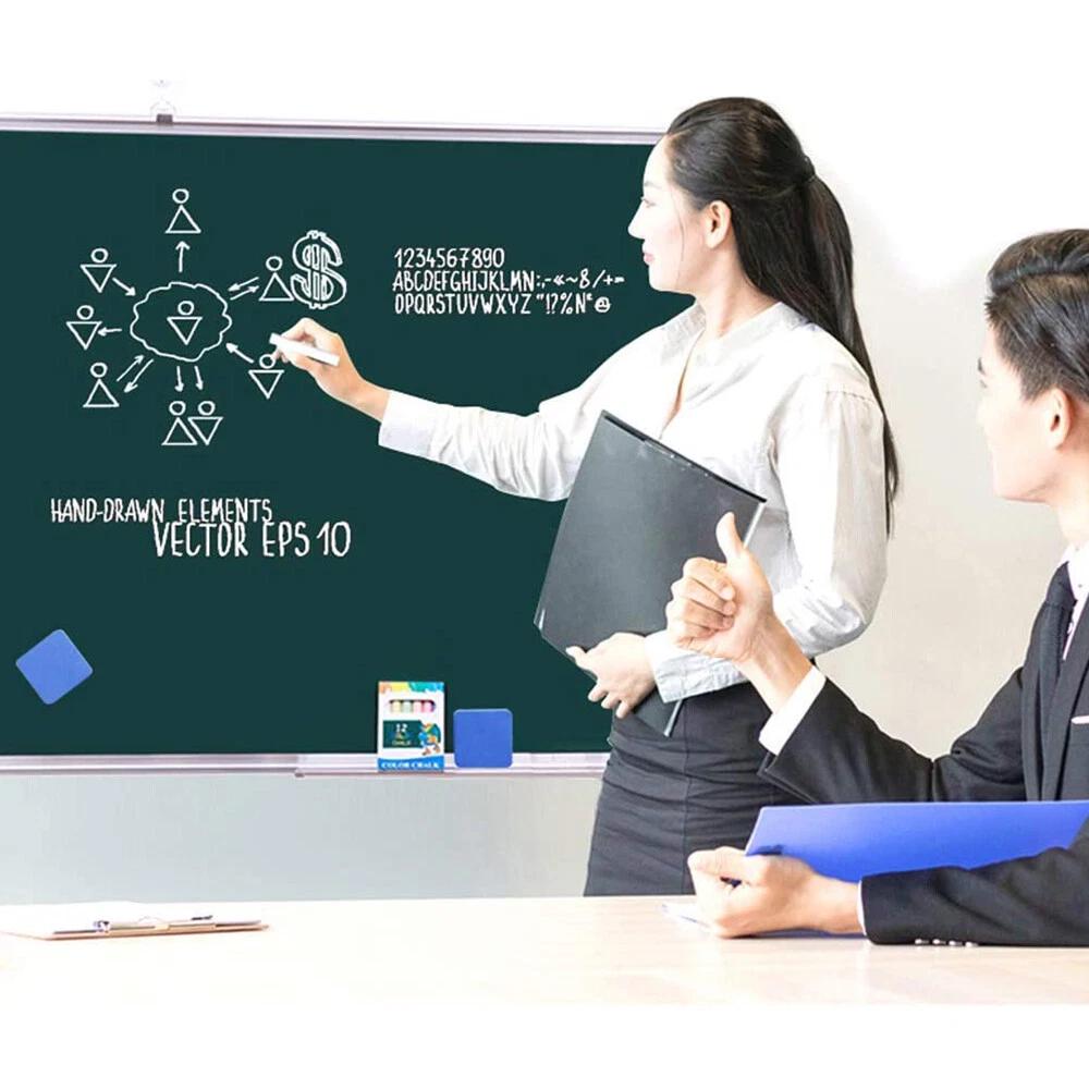 Whiteboard Eraser Magnet Blackboard Cleaner Foam Chalk Drywipe Office School - Image 3