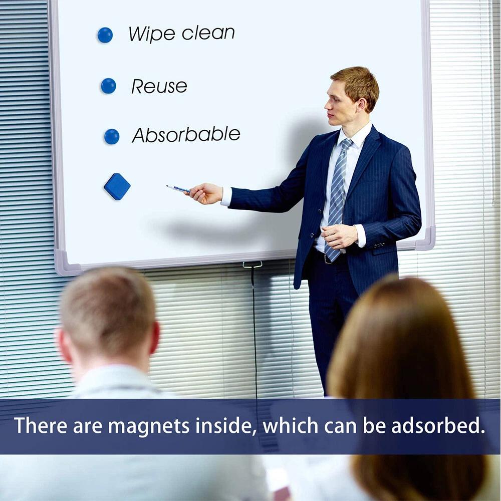 Whiteboard Eraser Magnet Blackboard Cleaner Foam Chalk Drywipe Office School - Image 4