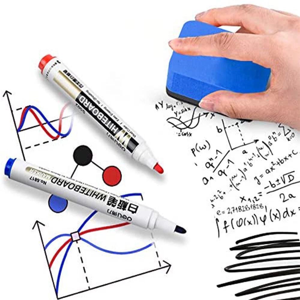 Whiteboard Eraser Magnet Blackboard Cleaner Foam Chalk Drywipe Office School - Image 7