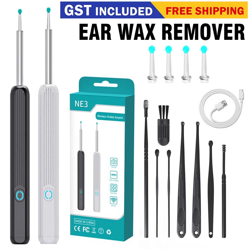 Wireless Ear Wax Remover Camera HD Ear Endoscope Spoon Pick Cleaning Tools Kit