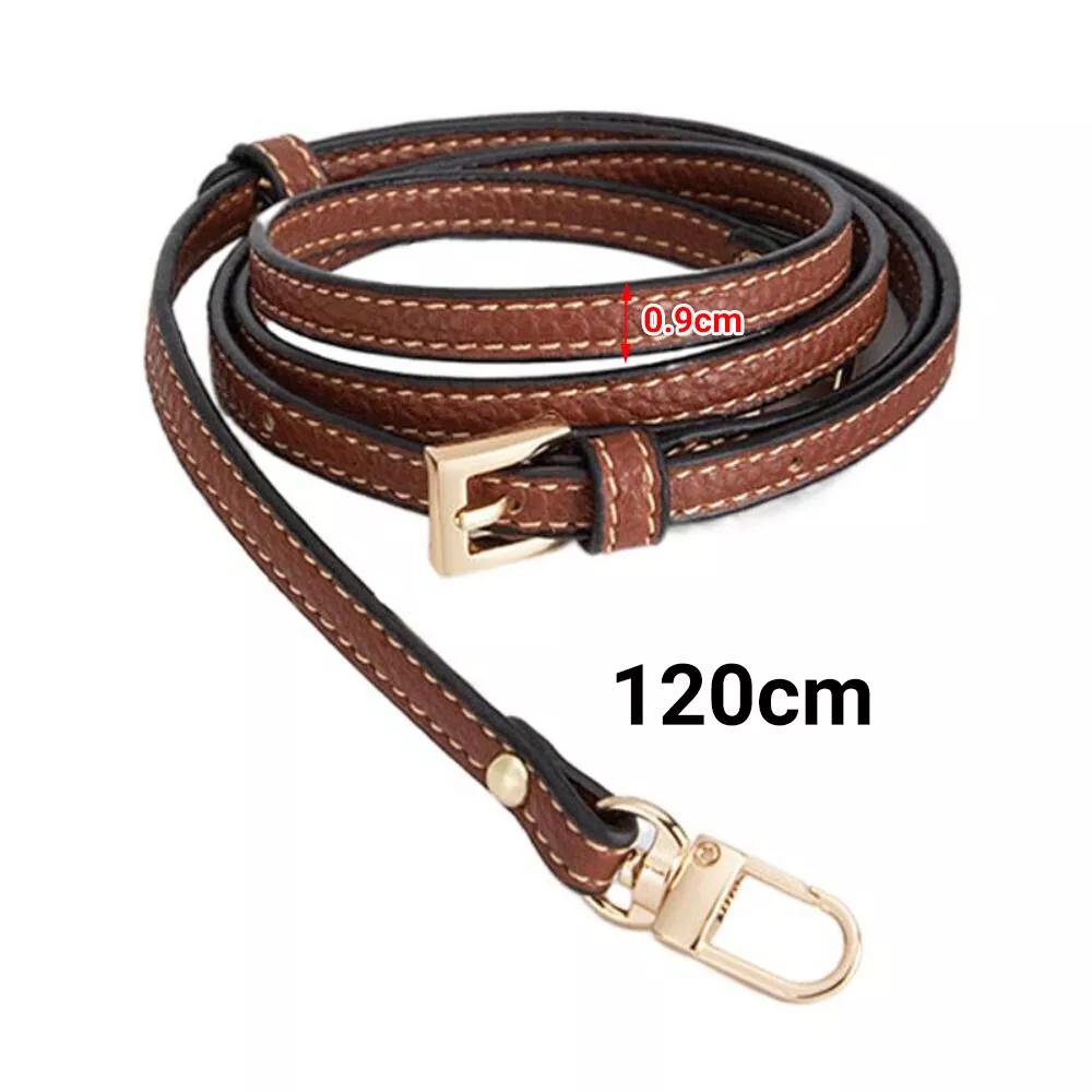 Women Adjustable Leather Bag Shoulder Strap Replacement Cross Body Handbag Belt - Image 7